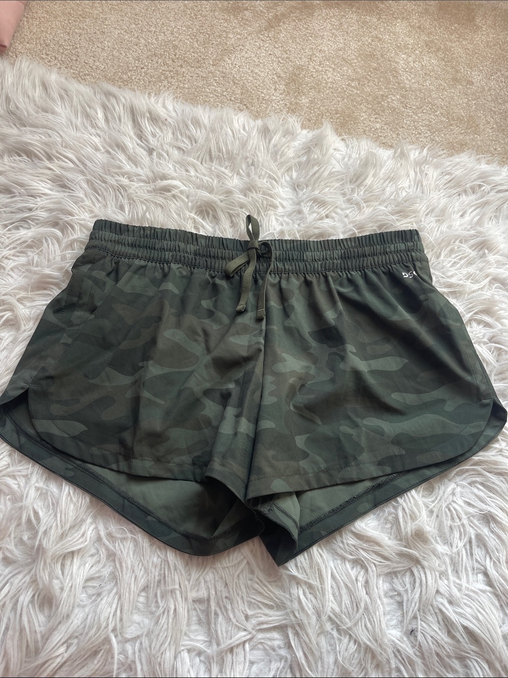 DSG Olive Camo Athletic Shorts